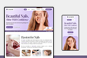 Nail Studio Wix Studio Website, a Wix Template by Kitteeh (Thumbnail 4 of 11)