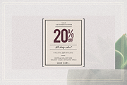 GRUNGE Facebook sale and quote pack, a Social Media Template by Vova (Thumbnail 3 of 16)