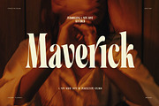 Maverick Luxury Serif Font, a Serif Font by Perfectype (Thumbnail 1 of 8)