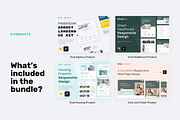 Oval Landing Page Template Bundles, a Landing Page Template by Designspace (Thumbnail 5 of 5)