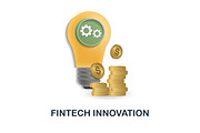 Fintech Industry 3D Icons Set Bundle, an Object Graphic by Aimagenarium@gmail.com (Thumbnail 7 of 21)