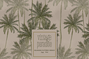 Vintage Paradise, Tropical Jungle