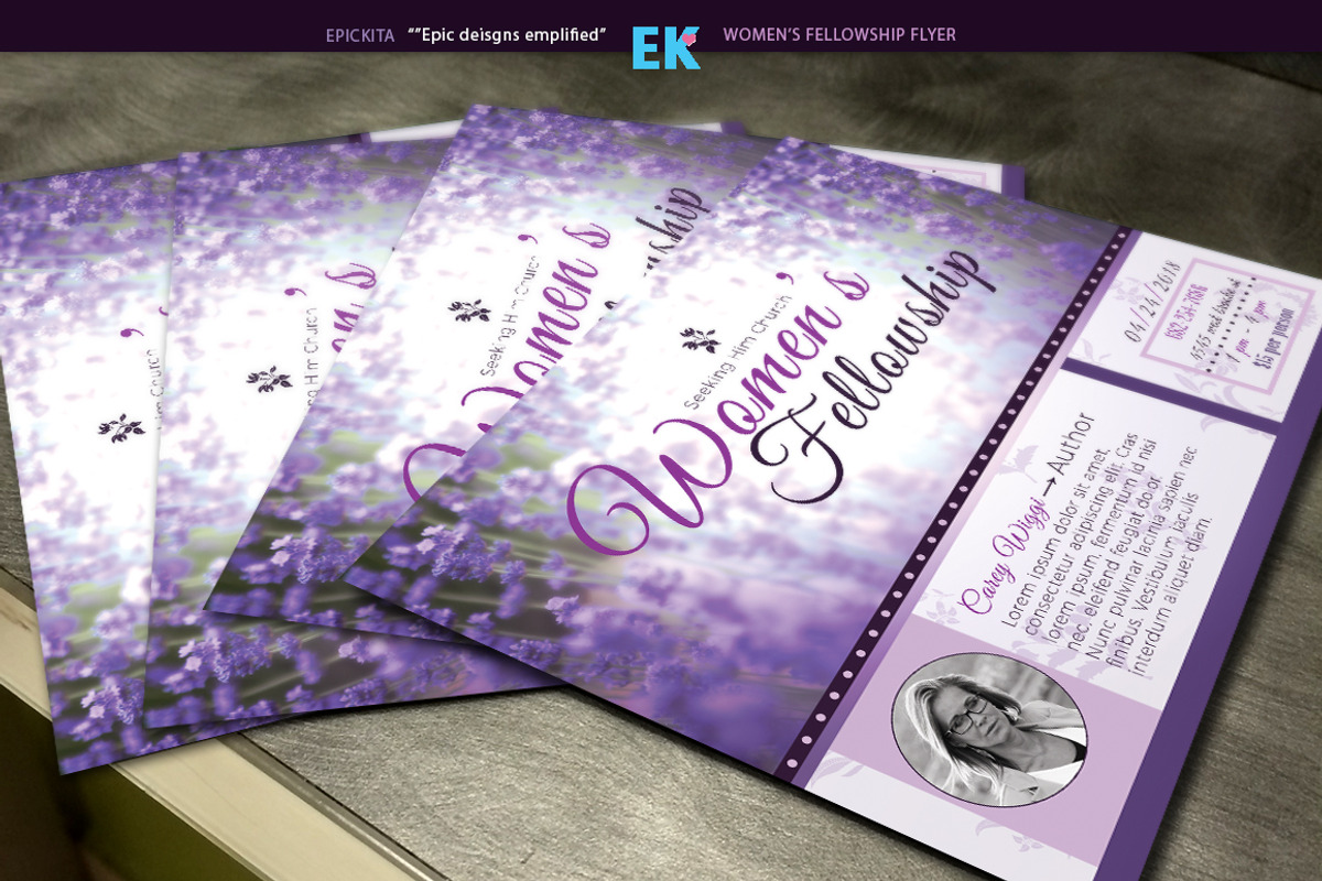 Women's Fellowship Flyer Template, a Flyer Template by Epickita (Photo 3 of 3)