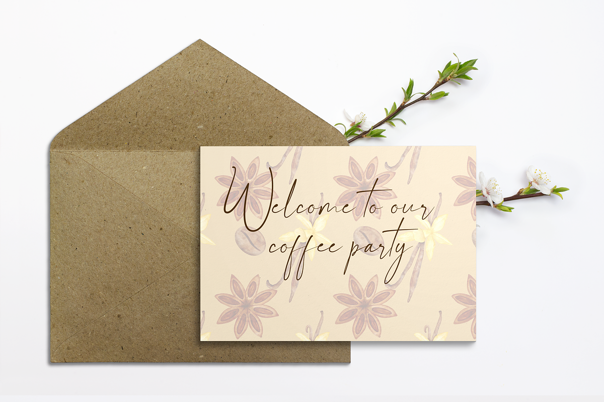 Watercolor Coffee Time collection, a Decorative Illustration by Aurella Art (Photo 12 of 14)