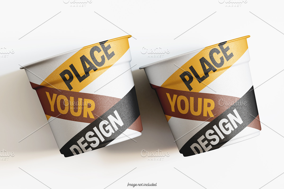 Realistic Cup ice cream mockup V2, a Cups & Container Mockup by Ambo Ampeng (Photo 9 of 26)