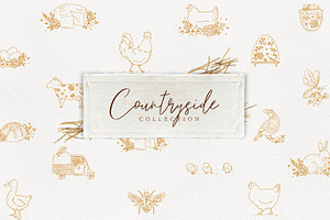 Countryside Collection, a Food Illustration by Anna