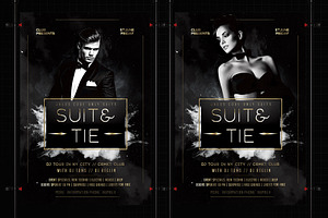 Suit and Tie, a Flyer Template by Basez Flyers