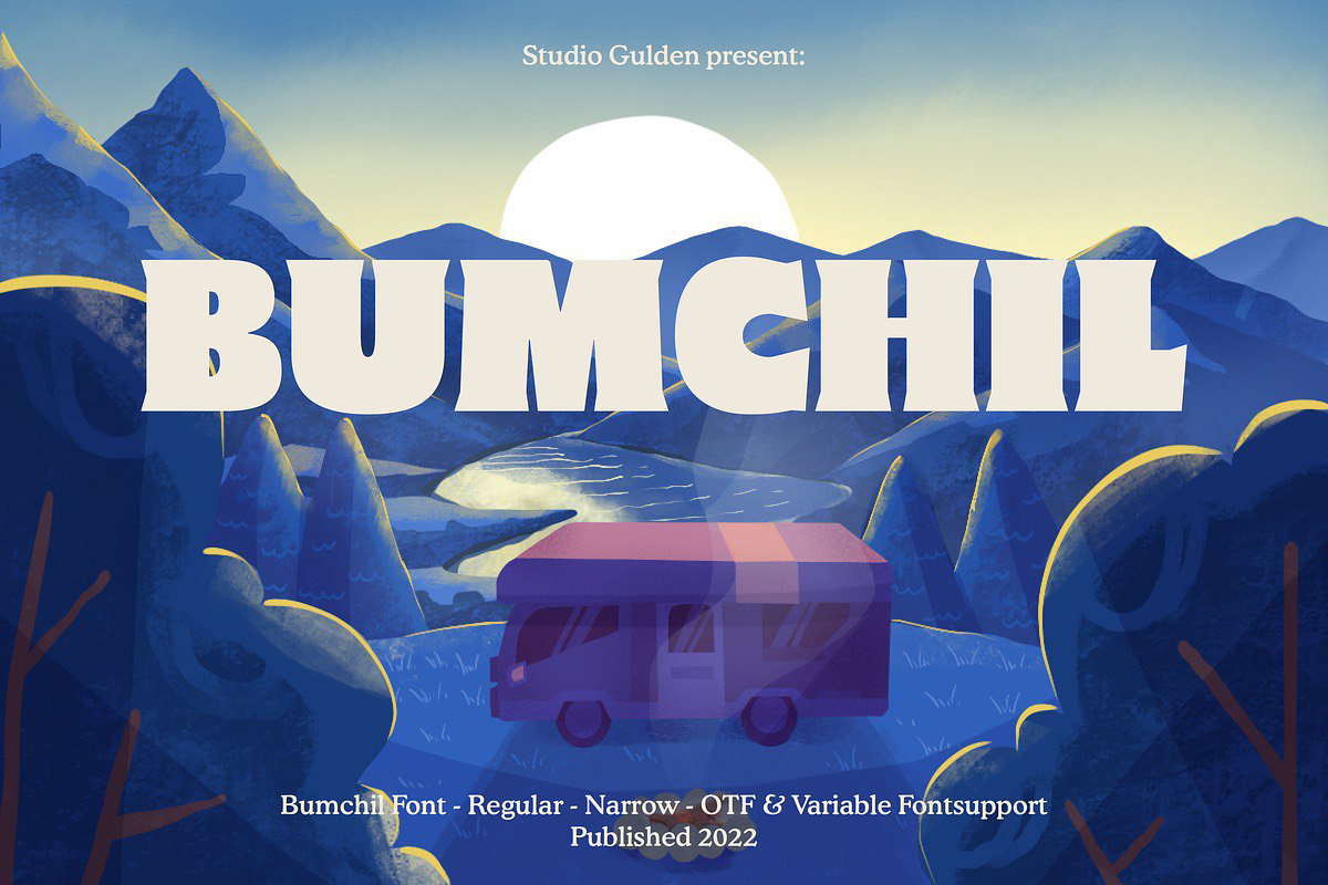 SG - BUMCHIL, a Font by Studio Gulden (Photo 12 of 12)