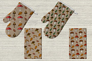 Mushroom Foraging: Patterns&Clipart, a Pattern Graphic by Elatedowl (Thumbnail 8 of 13)