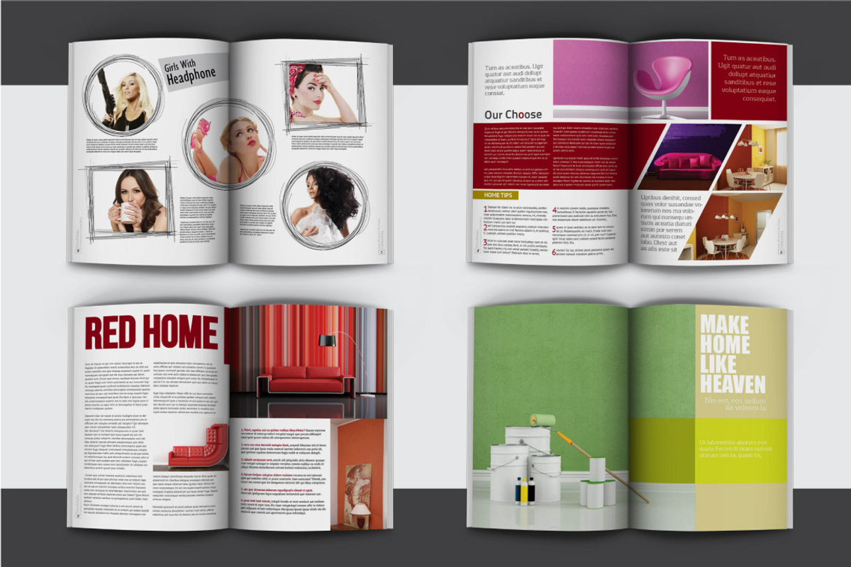 Creative Magazine Template, a Magazine Template by Orlin (Photo 3 of 5)