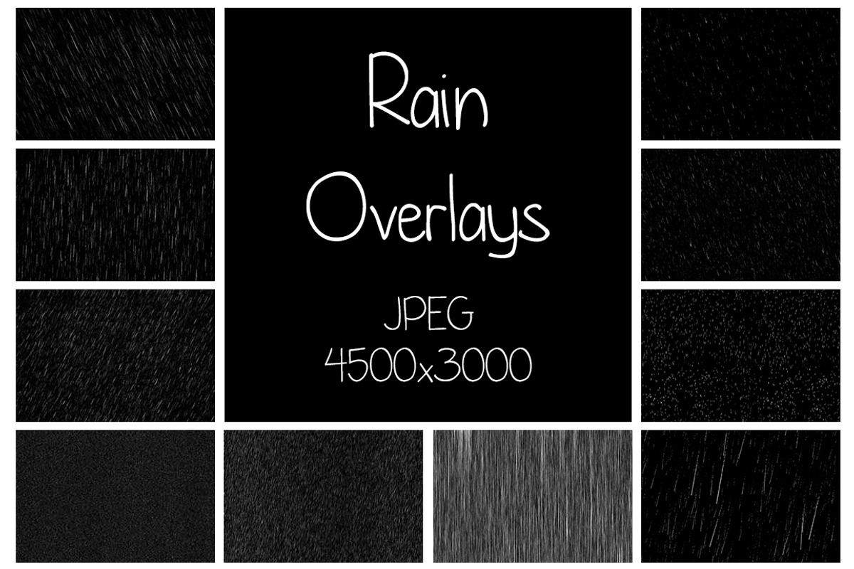 Rain Bundle - Actions&Overlays, a Texture Graphic by LovePhotoMoment (Photo 19 of 19)