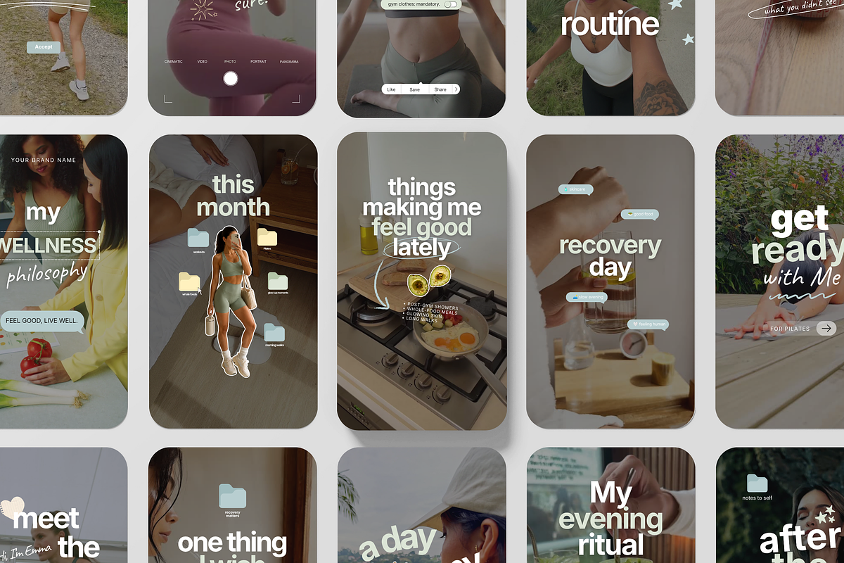 Health & Wellness Reels Templates, a Social Media Template by DigiPax (Photo 3 of 14)