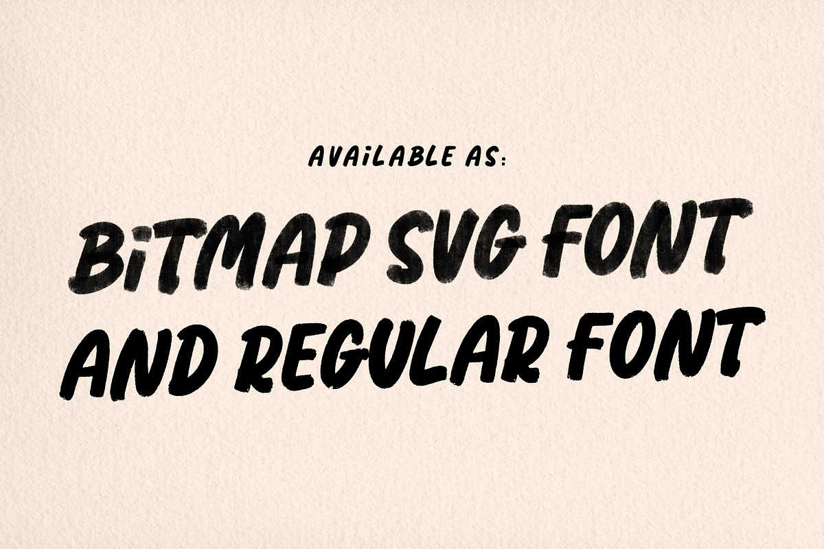 Cherry Bomb - A Chubby Marker Font, a Font by ReveryWorks (Photo 12 of 12)