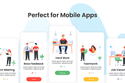 Flat Employment Illustration Set, a Person Illustration by Brickclay (Thumbnail 2 of 8)