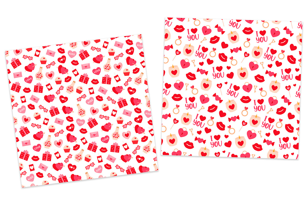 Valentine's pattern. Hearts pattern, a Pattern Graphic by IrinaShishkova (Photo 5 of 6)
