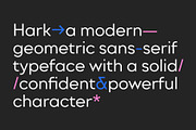 Hark, a Sans Serif Font by Locomotype (Thumbnail 2 of 15)