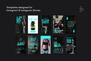 True Grit Fitness Social Media Kit, a Social Media Template by TheSwissDesignCo (Thumbnail 3 of 5)