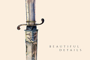 Vintage Daggers Clipart Illustration, an Illustration by Secret Helper (Thumbnail 4 of 8)