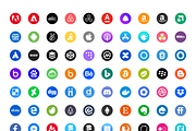 Social Media Icons Pack, an Outline Icon by Oleksandr Filiuk (Thumbnail 1 of 2)
