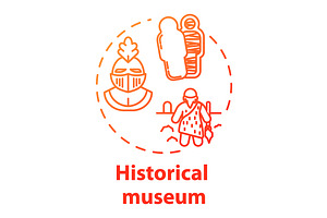 Historical Museum Concept Icon