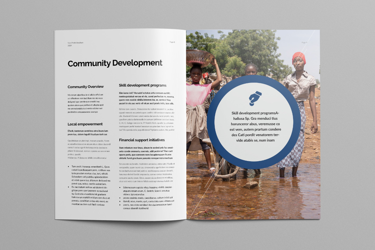 Nonprofit Charity Brochure | Canva, a Brochure Template by Pixelpick (Photo 5 of 9)