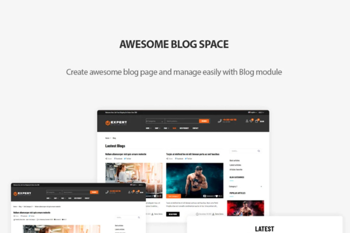 Leo Expert - Sport And Fitness Onlin, a Bootstrap Template by LeoTheme (Photo 9 of 10)
