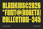 Rogeta a Bold Condensed Display Font, a Sans Serif Font by Blankids Studio (Thumbnail 2 of 12)