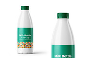 Milk Bottle Mockup, a Product Mockup by Mockupfit (Thumbnail 3 of 3)