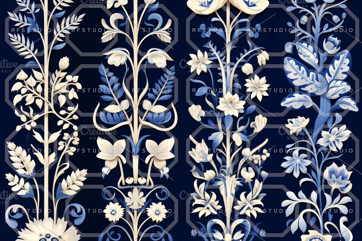 EXOTIC DÉCOR. Seamless Patterns, a Texture Illustration by RefinedFantasyStudio (Photo 4 of 9)