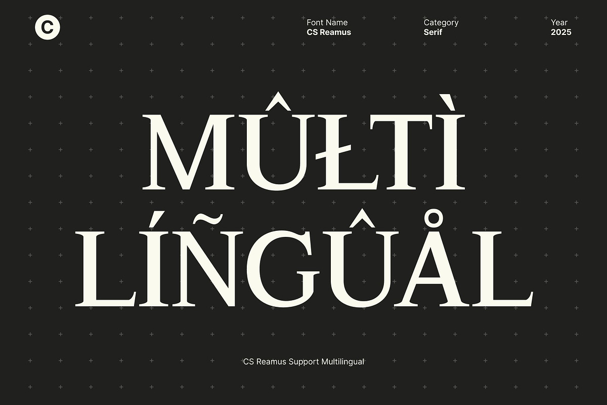 CS Reamus – Serif Typeface, a Serif Font by Craft Supply Co. (Photo 5 of 8)