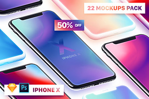22 iPhone X Mockups
