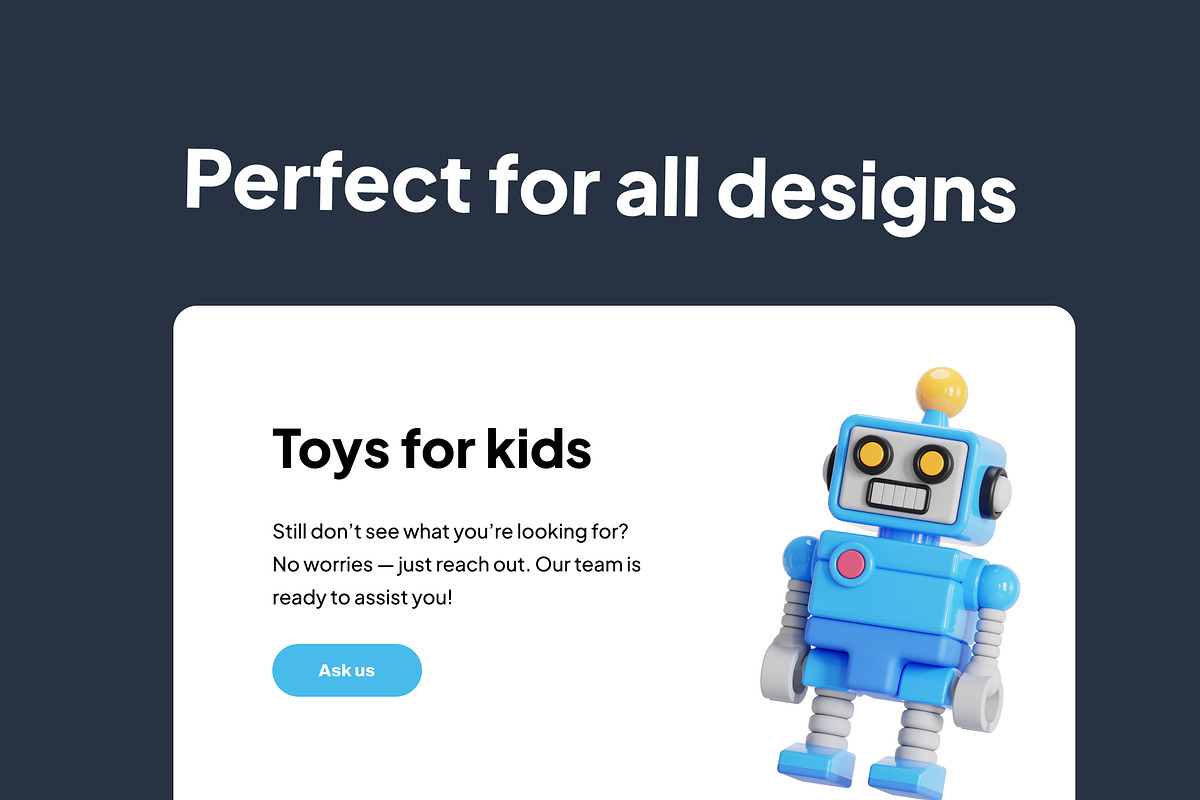 Kids Toys 3D Icon Pack, an Object 3D Model by Nate Studios (Photo 4 of 6)