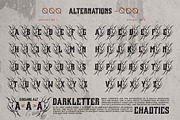 Krondos Typeface, a Blackletter Font by alit design (Thumbnail 8 of 17)