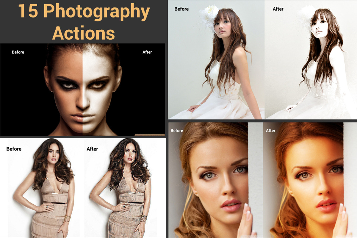 15 Photography Actions, an Action Add-On by Design Master (Photo 1 of 2)