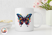 Watercolor Butterfly Logo Art, an Object Graphic by Negarin Digital Art (Thumbnail 6 of 11)