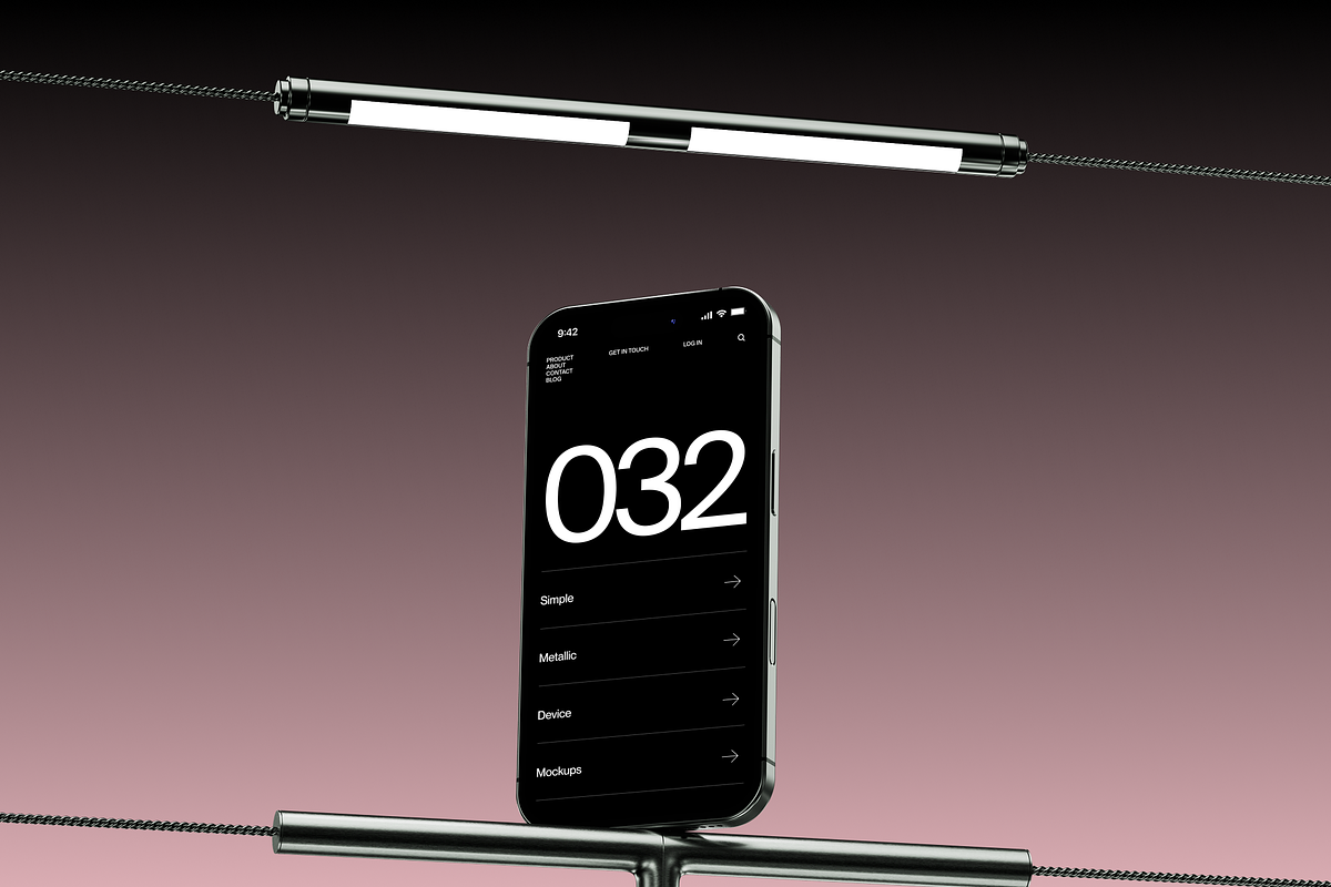 Metallic Apple Device Mockups, a Device Mockup by Wannathis.one (Photo 6 of 10)