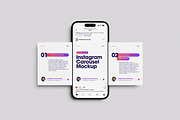 HighQualit Instagram Carousel Mockup, an iPhone Mockup by swsi-studio (Thumbnail 5 of 5)