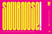 Snubnose! Display Typeface, a Font by tanner puzio. (Thumbnail 1 of 6)