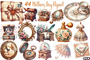 Antique Mothers Day Clipart, an Illustration by DreamCafeArt (Thumbnail 1 of 6)