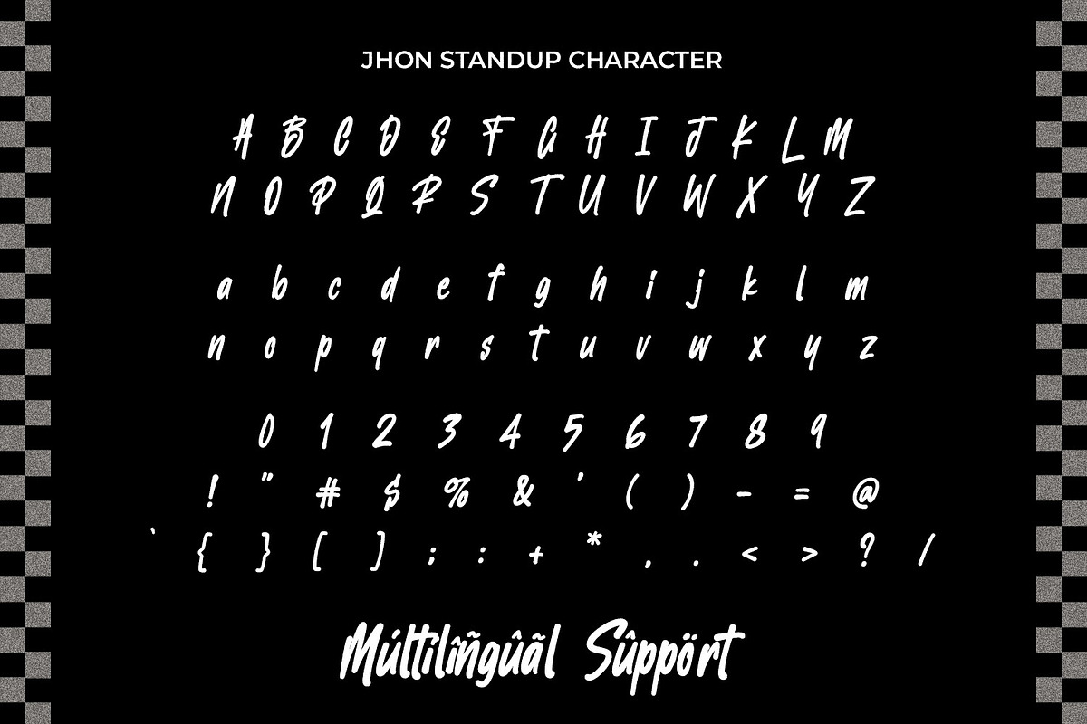 Jhon Standup - Streetwear Display, a Script Font by Black Junst (Photo 9 of 9)