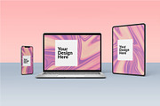 Digital Devices Screen Mockup Set, a Device Mockup by Runend (Thumbnail 6 of 20)