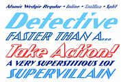 Atomic Wedgie - Art Deco comic font, a Sans Serif Font by Comicraft Fonts (Thumbnail 2 of 3)