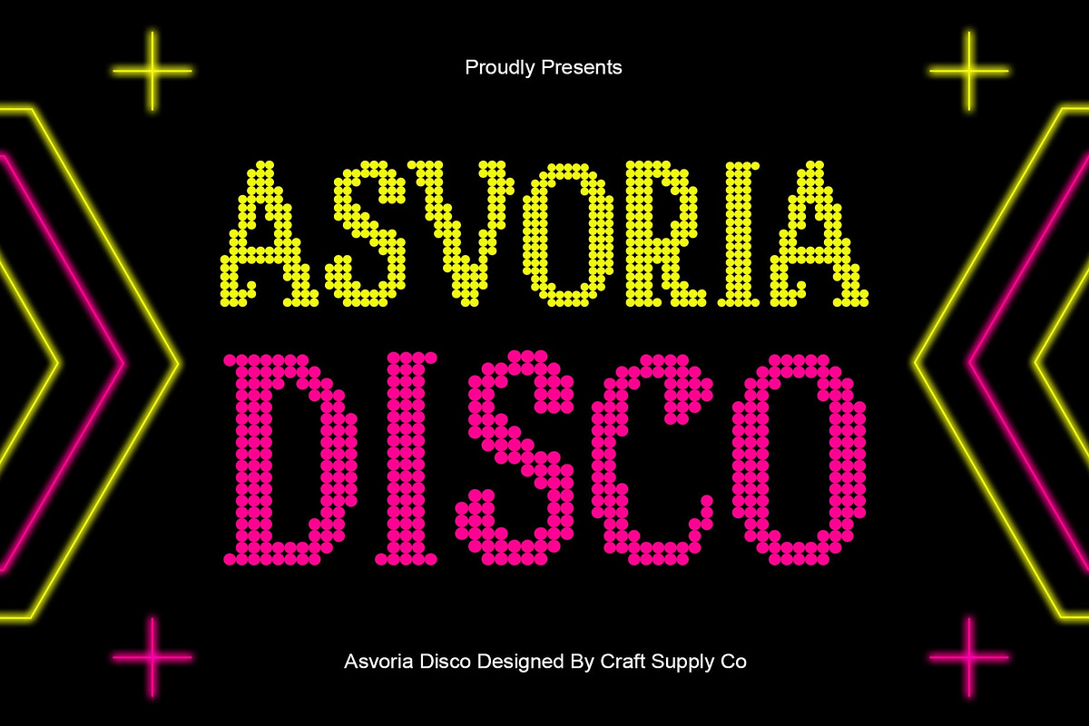 Asvoria Disco, a Serif Font by Craft Supply Co. (Photo 1 of 8)