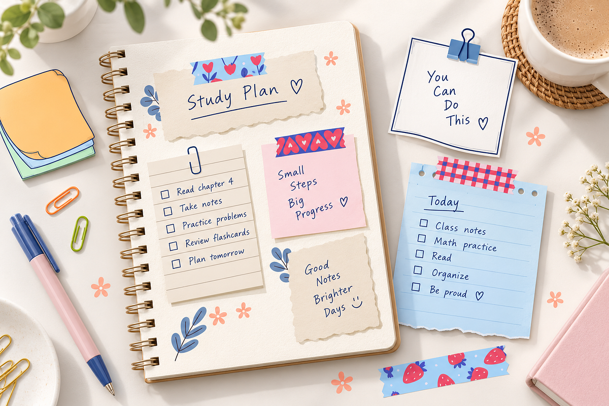 Notes & Washi Tape Illustrations, an Education Illustration by Anna Studio (Photo 9 of 11)