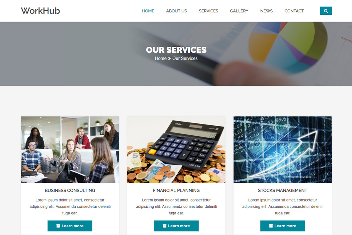 WorkHub - Business HTML5 Template, a Bootstrap Template by DotThemes (Photo 3 of 5)