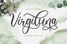 Virgiluna - Modern Calligraphy Font