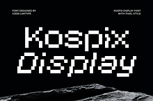 Kospix - Pixel Font