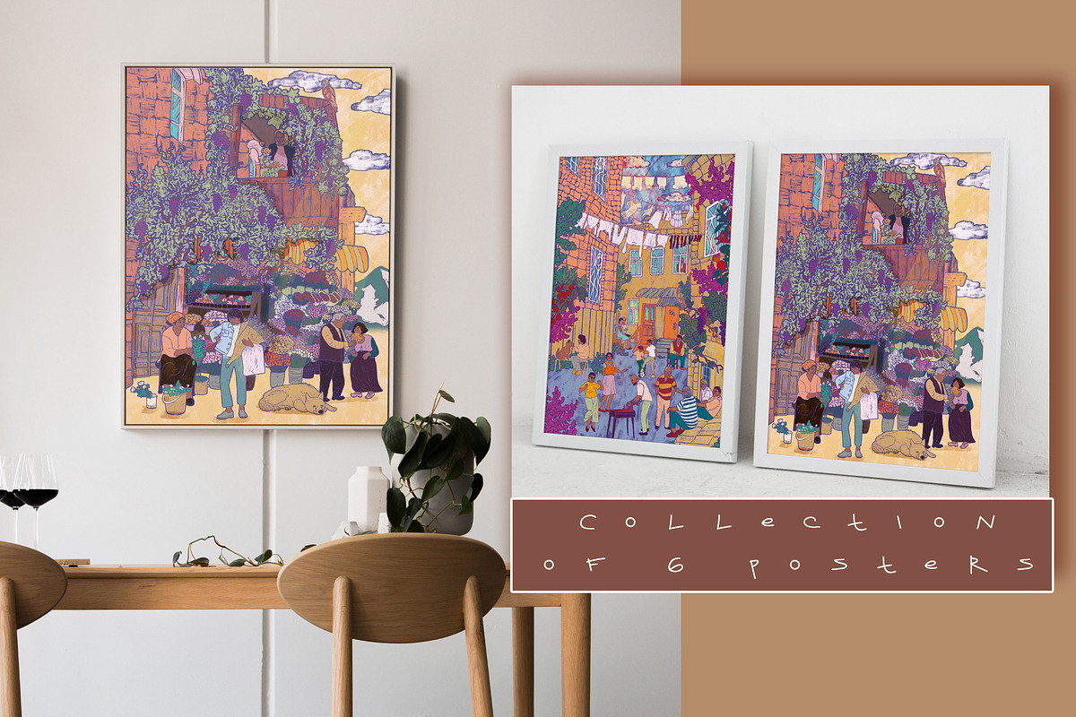 Wimmelbook city posters, a Person Illustration by Carpet Tapete Pretzel (Photo 7 of 8)