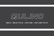 QULINO FONT SANS SERIF, a Sans Serif Font by gagego (Thumbnail 4 of 4)