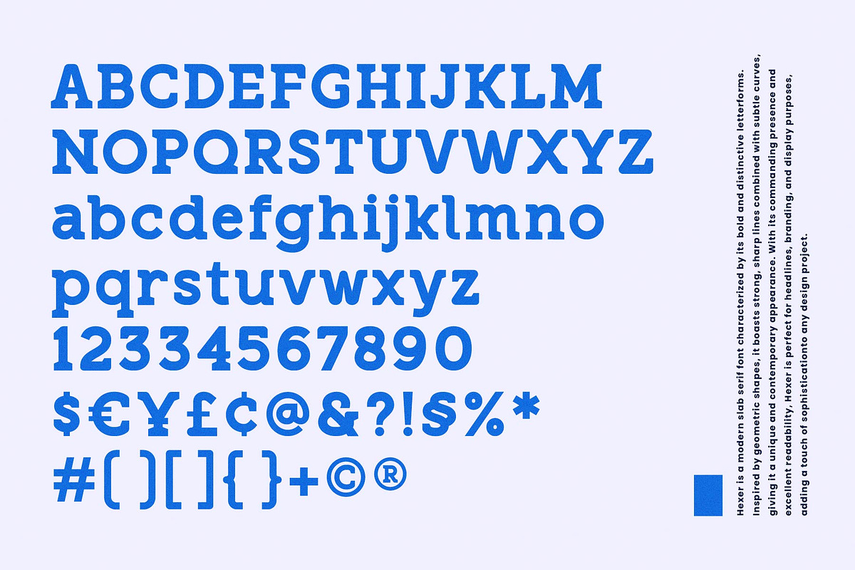 Hexer - Modern Slab Serif, a Slab Serif Font by Variatype (Photo 3 of 10)
